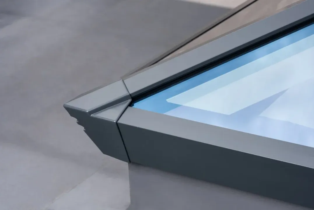 Close up of black lantern