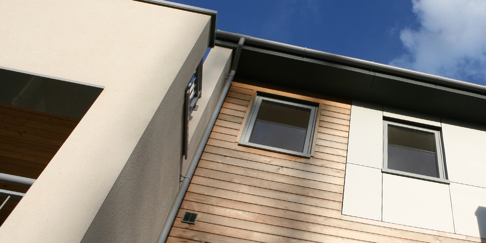 Grey alu tilt & turn windows