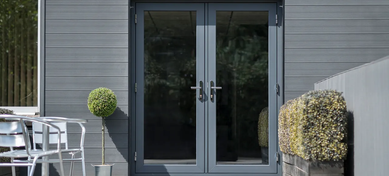 Flush french doors