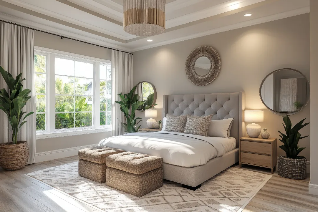 Large casement window