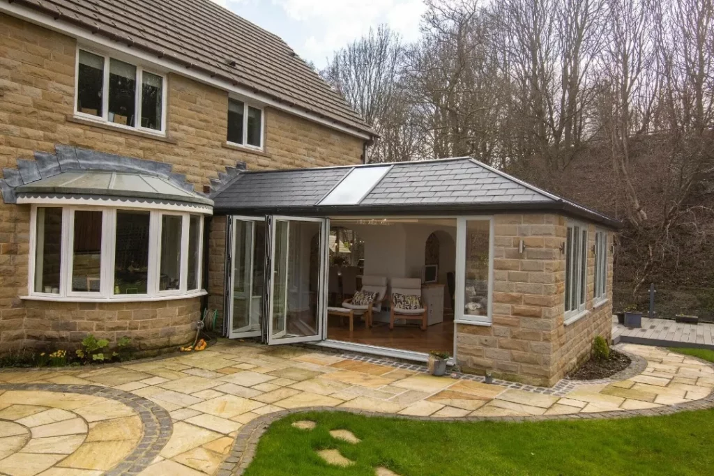 Larger tiled roof extension