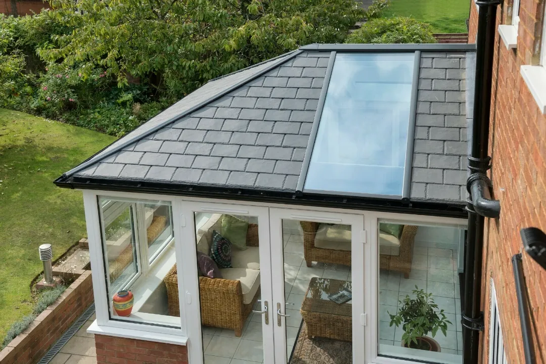 Edwardian tiled roof conservatory