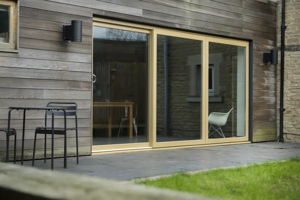Irish oak uPVC door