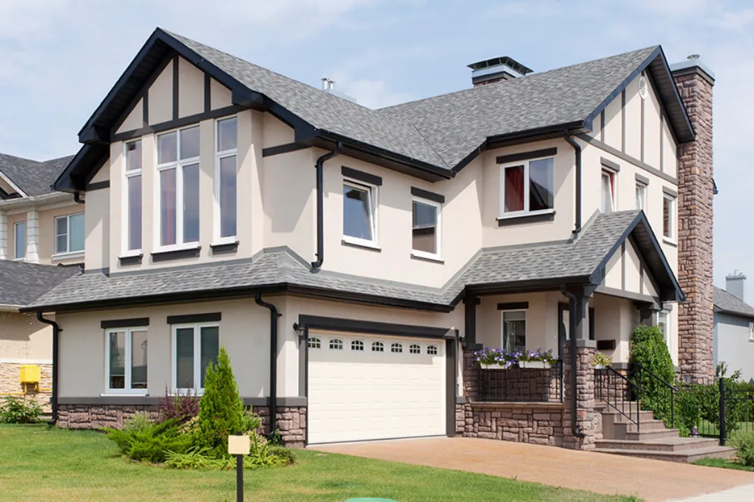 White aluminium windows