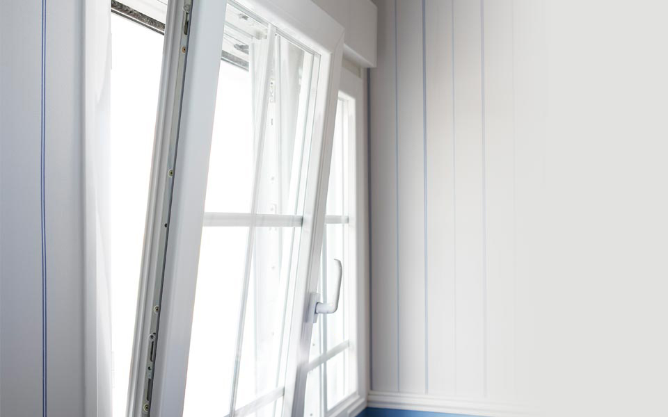 White tilt & turn windows